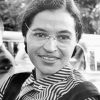 Black And White Young Rosa Parks paint by numbers