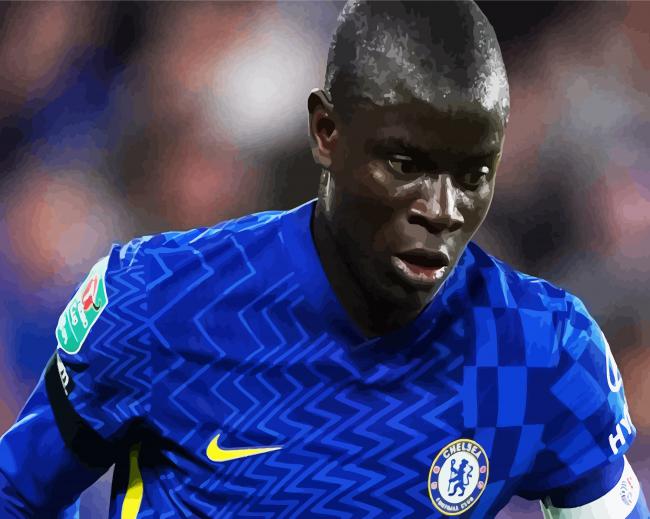 N'Golo Kanté paint by numbers