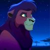 Kovu Animation Character paint by numbers
