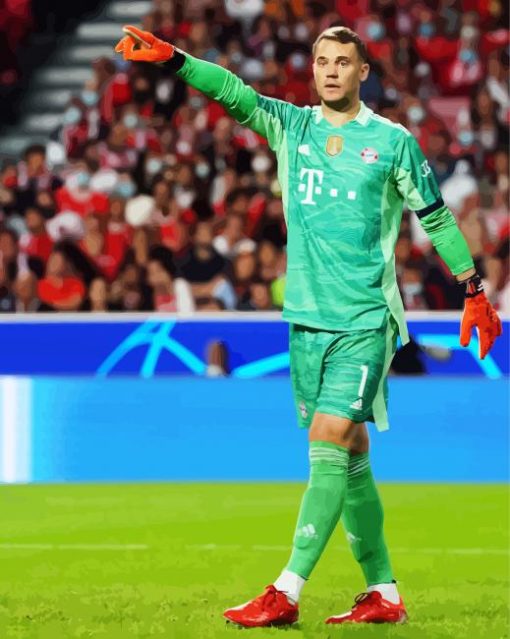Aesthetic Player Manuel Neuer paint by numbers