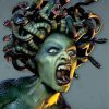 Scary Mad Medusa paint by numbers