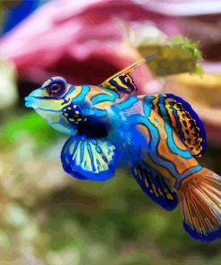 Beautiful Colorful Fish paint by numbers