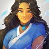 Pretty Japanese Katara paint by numbers
