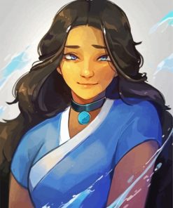 Pretty Japanese Katara paint by numbers