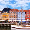 Nyhavn Canal Buildings paint by numbers