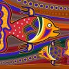 Artistic Fish Art paint by numbers