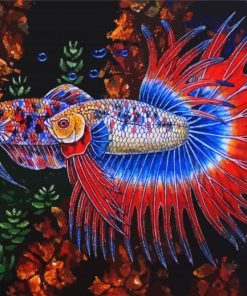 Aesthetics Betta Fishes paint by numbers