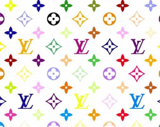 Colorful Louis Vuitton Brand paint by numbers