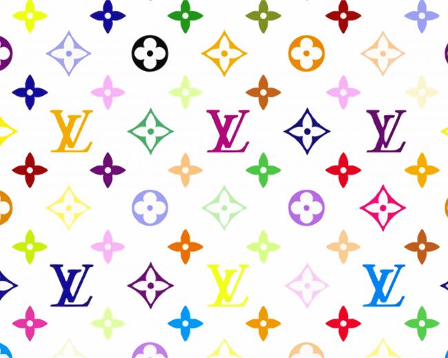 Colorful Louis Vuitton Brand Paint By Numbers - Canvas Paint by numbers