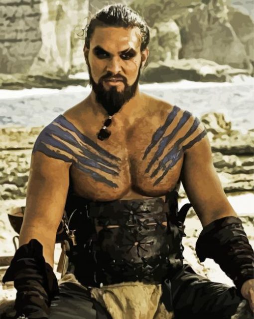 Khal Drogo Character paint by numbers