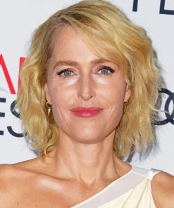 The American Actress Gillian Anderson paint by numbers