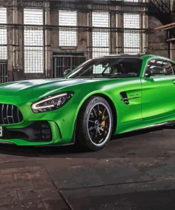 Luxury Mercedes Amg GT paint by numbers
