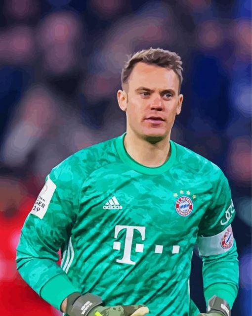 The Professional Goalkeeper Manuel Neuer paint by numbers