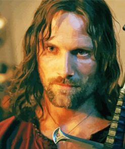 Aesthetic King Aragorn paint by numbers