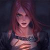 Katarina Anime Character paint by numbers