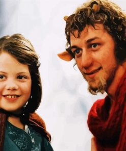 Tumnus And Lucy Pevensie paint by numbers