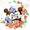 Minnie And Mickey Art paint by numbers
