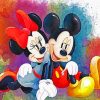Minnie And Mickey Couple paint by numbers
