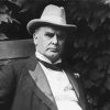 William McKinley In Black And White paint by numbers