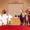 The Moomins In The Hotel paint by numbers