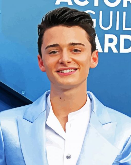 Handsome Noah Schnapp paint by numbers