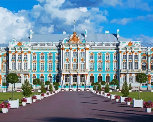 Aesthetic Catherine Palace paint by numbers