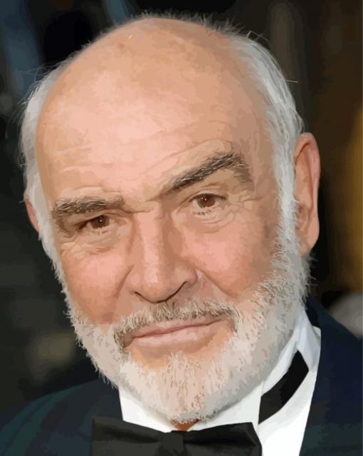 Sean Connery paint by numbers