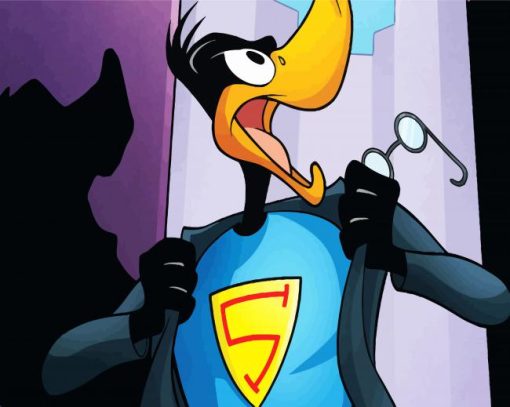 Super Daffy Duck paint by numbers