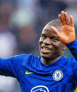 The French Player N'Golo Kanté paint by numbers