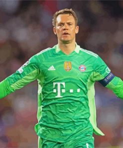 Professional Goalkeeper Manuel Neuer paint by numbers