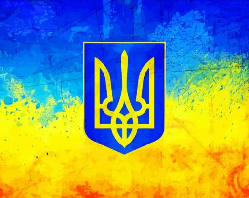 Ukrainian Flag paint by numbers