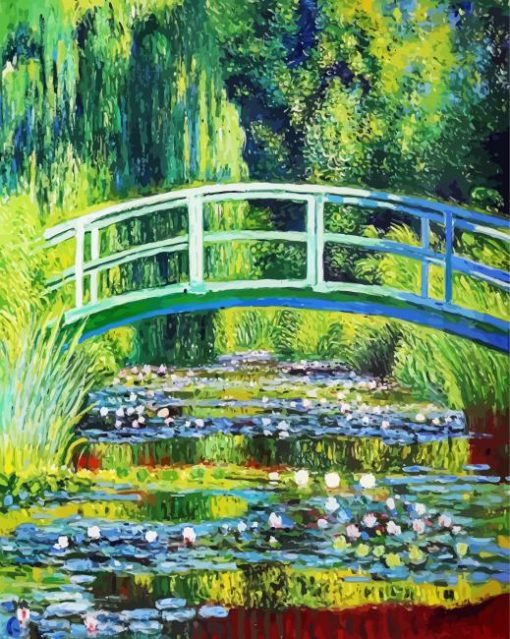 Water Lilies Pond paint by numbers