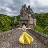 Blond Lady In Eltz Castle paint by numbers