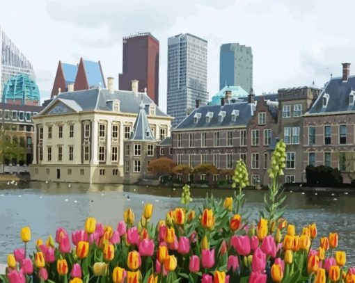 Beautiful The Hague paint by numbers