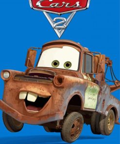 Cars 2 Disney Character paint by numbers