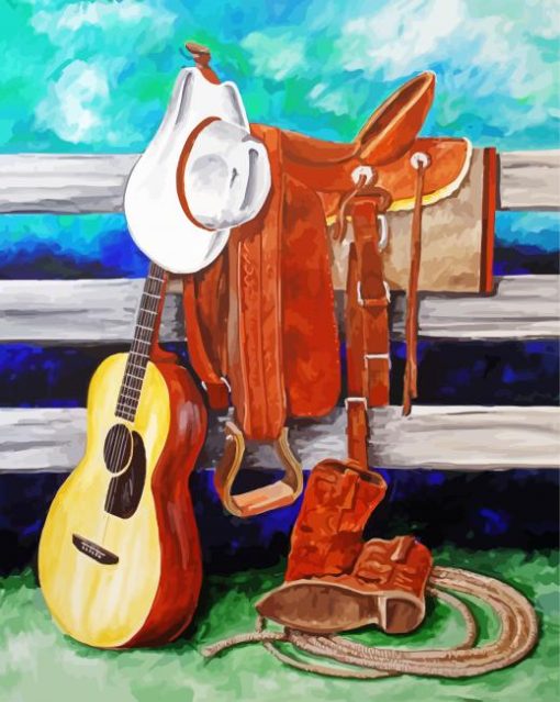 Country Music paint by numbers
