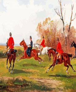 Foxhunt Art paint by numbers