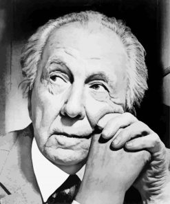 Frank Lloyd Wright Portrait paint by numbers