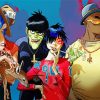 Gorillaz Singers paint by numbers