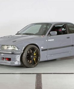 Grey BMW E36 paint paint by numbers