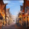 Harry Potter Diagon Alley Art Piant by numbers