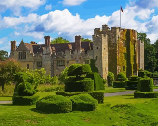 Hever Castle And Gardens paint by numbers
