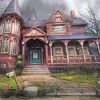 Hunted Victorian House paint by number