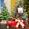 Little Vintage Christmas Truck paint by numbers