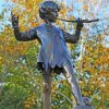 London Peter Pan Statue Paint by numbers