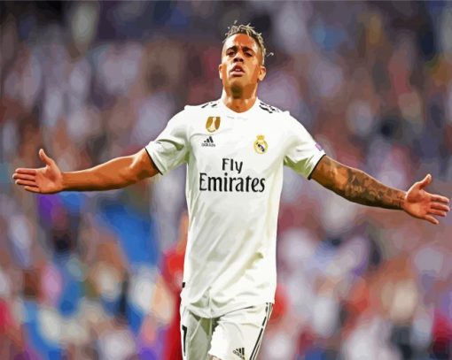 Mariano Diaz Player paint by numbers