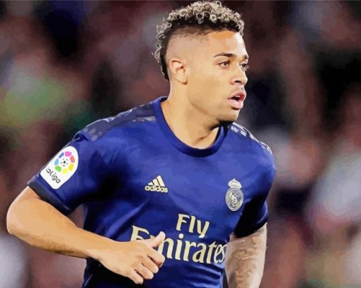 Mariano Diaz Soccer Player paint by numbers