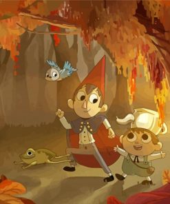 Over The Garden Wall Cartoon paint by numbers