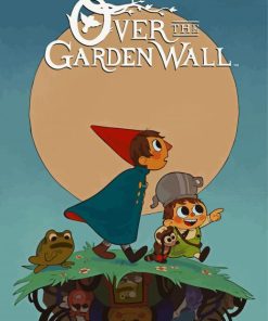 Over The Garden Wall Poster paint by numbers