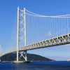 Pont Akashi Japan Bridge paint by numbers